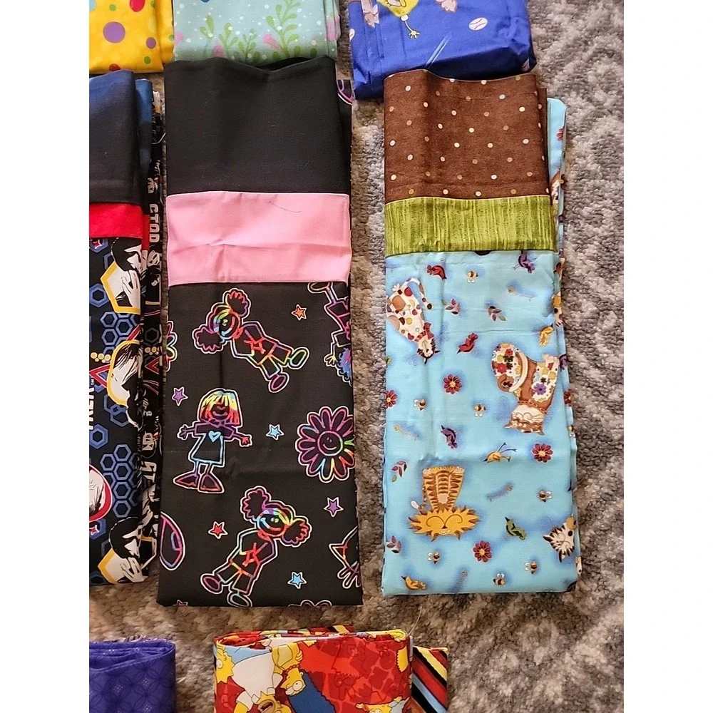 LOT of 13 NEW Handcrafted PILLOW CASES Kids Theme Nemo Sponge Bob